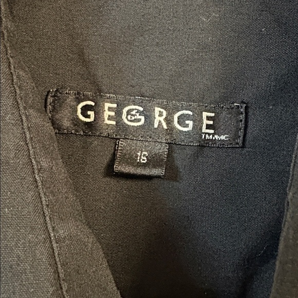 George Classic Black/Blue/burgundy Long Sleeve Shirt set size 16-16.5 - Picture 4 of 10